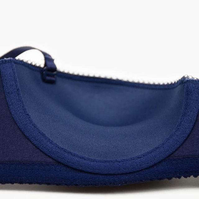 Bộ Đồ Lót Quả Ngang Ren Mềm Đệm Dày Nâng Ngực Tháo Được Dây Thành Áo Lót Quây, Set Đồ Lót- Áo Lót Quyến Rũ Sexy S056