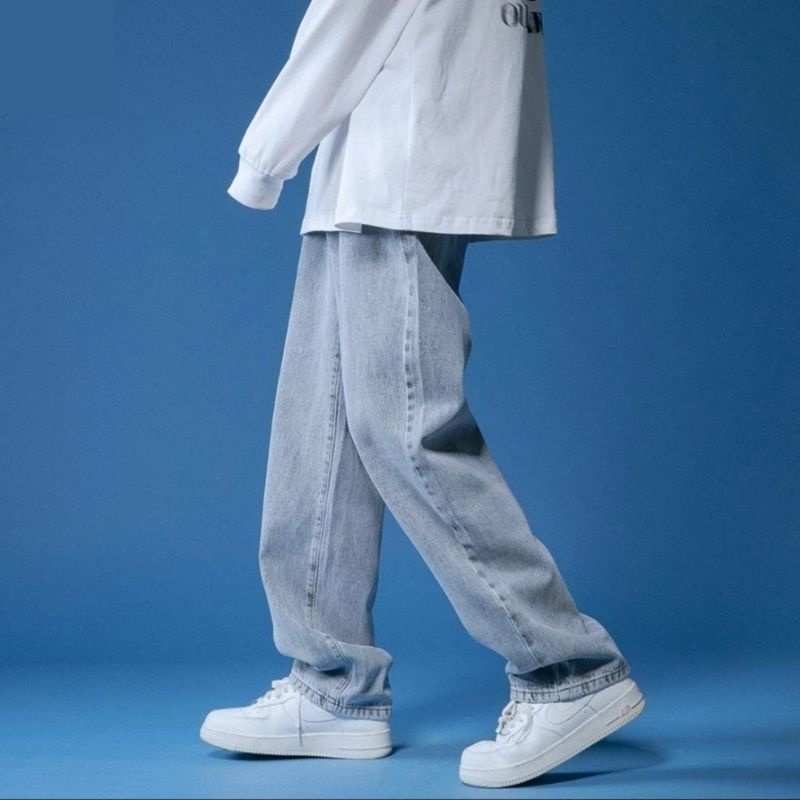 Quần jean, jeans Baggy nam SR-01 Ông Suông,Rộng style hàn quốc 2021-Trend Clothing!