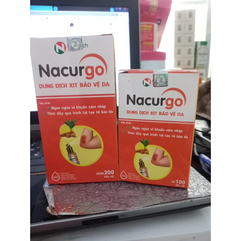 Dung dịch xịt bảo vệ da NACURGO