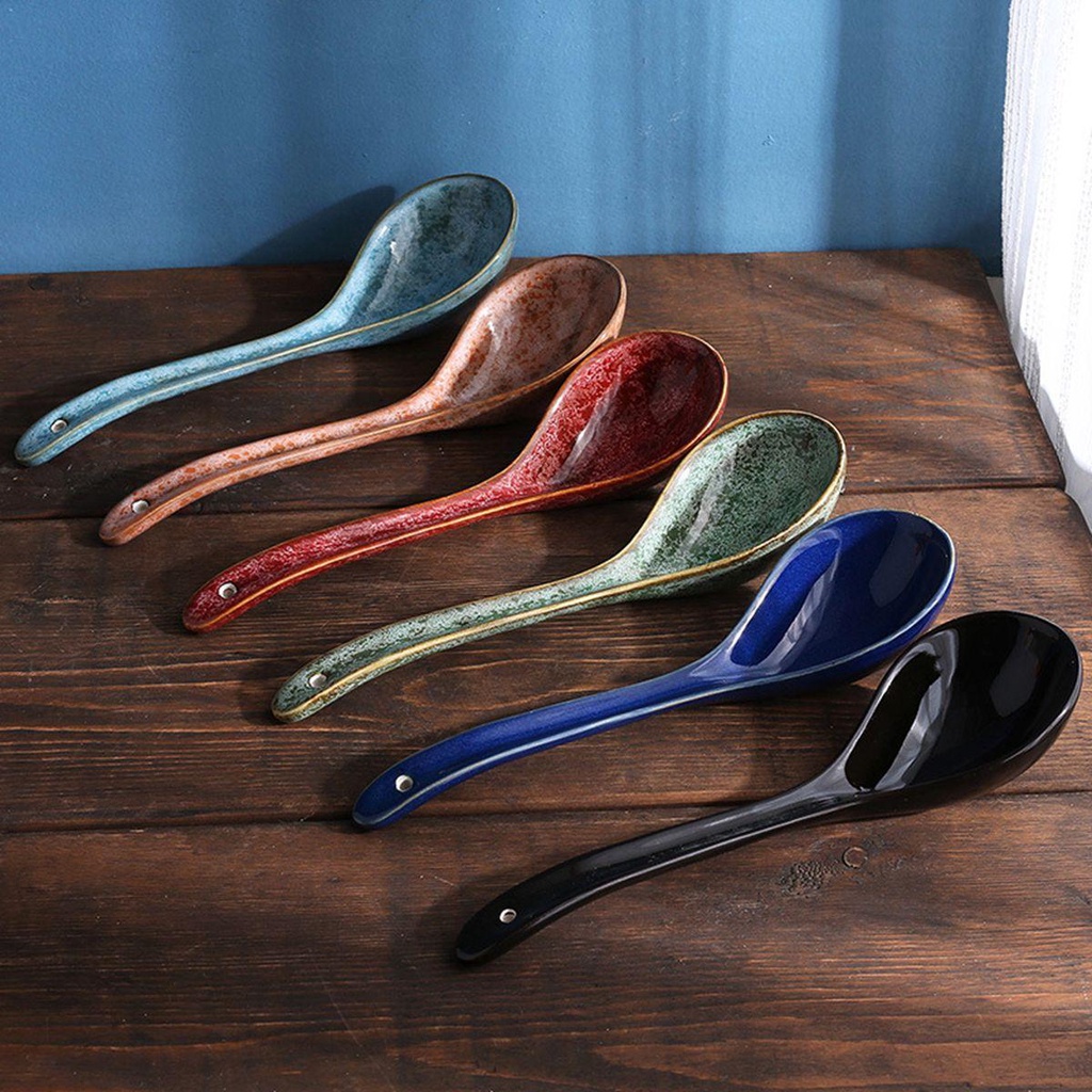 YIYU Muỗng Ăn Súp Phong Cách Nhật Bản