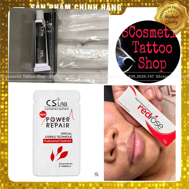 Dưỡng Cslab -RedRose Dùng Trong Phun Xăm Thẩm Mỹ