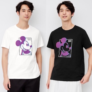 Áo phông nam cổ tròn Mickey thời trang của GU - Nhật
