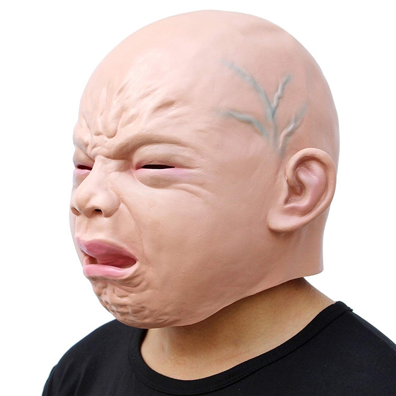 Mặt Nạ Silicone Cao Su Hóa Trang Nhân Vật Creepy