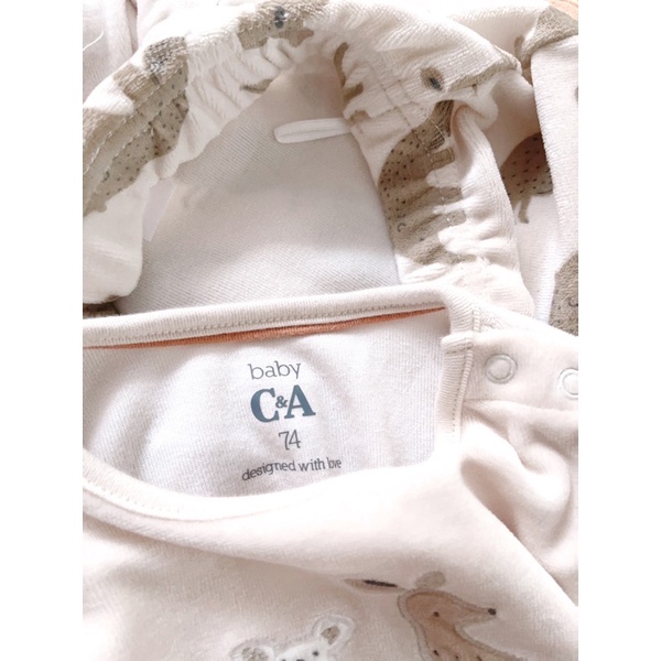 Bộ quần áo nỉ xuất dư C&amp;A cho bé