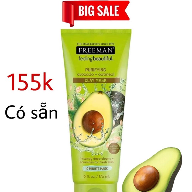 Duong nguyễn MẶT NẠ ĐẤT SET BƠ FREEMAN