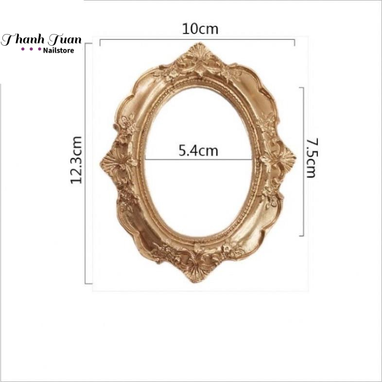 Khung trưng mẫu móng, khung vàng chụp ảnh nail  - Phụ kiện đồ nail