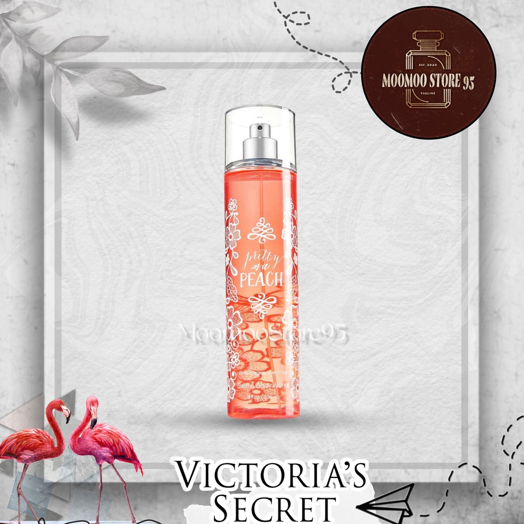 Xịt Thơm Toàn Thân Bath &amp; Body Works PRETTY AS A PEACH [ mẫu thử 30ml/50ml/100ml/] ⁻ᴹᵒᵒᴹᵒᵒˢᵗᵒʳᵉ⁻