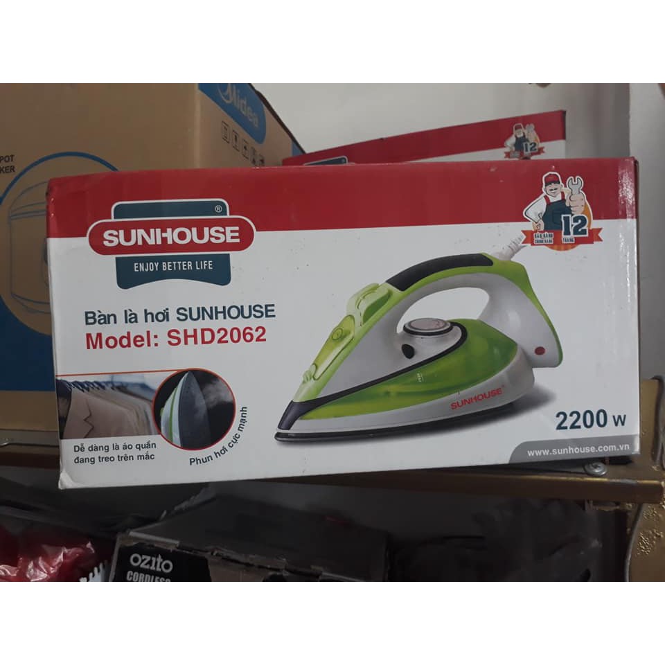 Bàn Là Hơi Nước Sunhouse SH206 (loại 1800W)