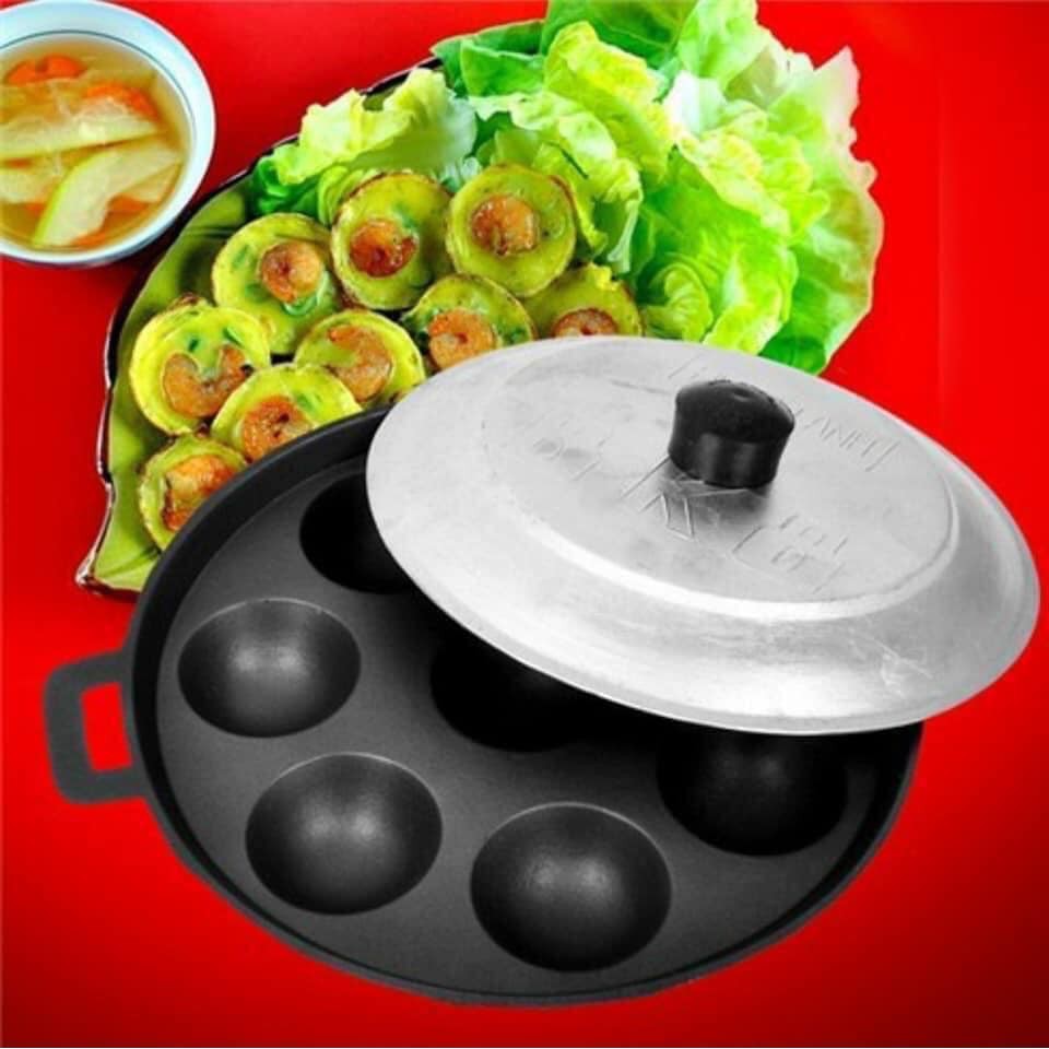 Khuôn đổ bánh khọt 8 lỗ siêu tiện lợi