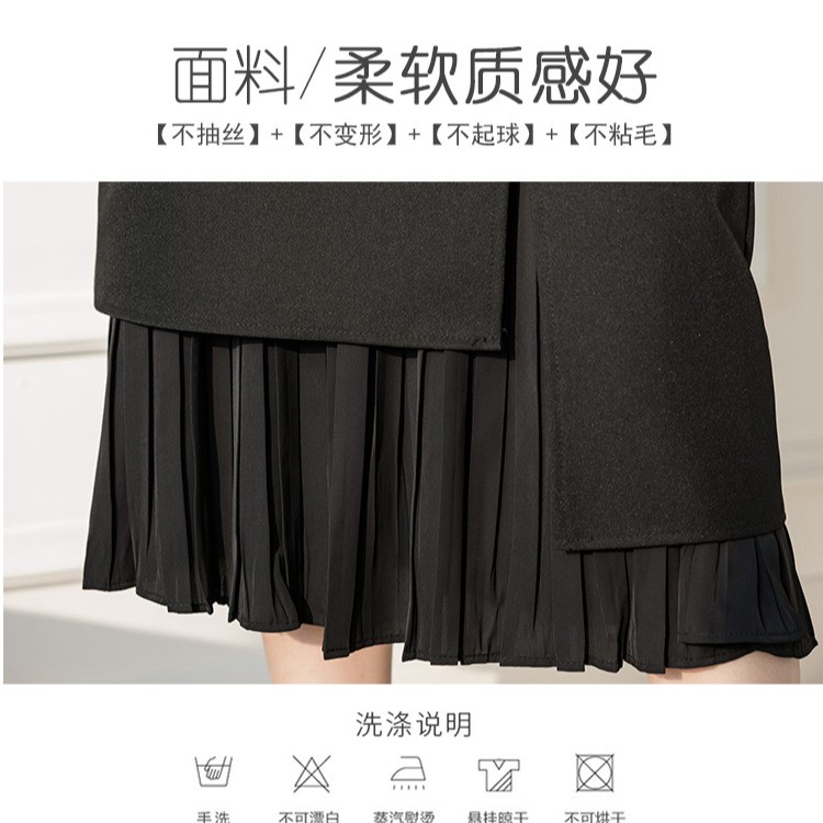 Chân Váy Lưng Cao Xếp Ly Thiết Kế Lệch Tà Cá Tính Cho Nữ | BigBuy360 - bigbuy360.vn