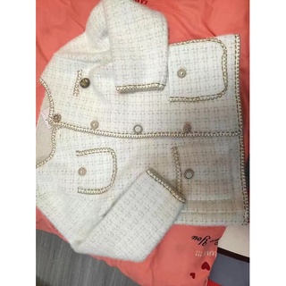 Áo khoác dạ lông tiểu thư (oder)