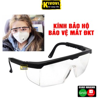 Kính Bảo Hộ Trong Suốt Chống Bụi Đi Xe Máy Cao Cấp - Kính Bảo Hộ Đa Năng Chống Gió,Chống Trầy Xước,Tia Cực Tím - Kivovi