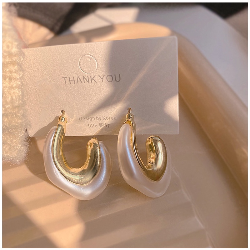 Bông Tai Ngọc Trai Bằng Acrylic Thời Trang Hàn Quốc 2022 S925