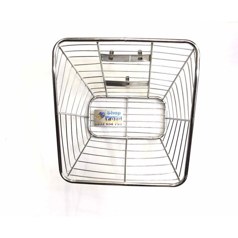 Rổ Inox Gắn Xe Wave Lớn MS2156