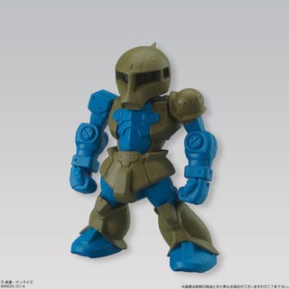 Mô hình FW Converge Gundam vol 17 48 R Zaku 1 + Borjarnon Gavane Goonny Custom (Đã mở hộp)