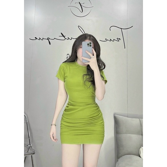 ĐẦM BODY TAY NGẮN HỞ LƯNG ( về sẵn ) | BigBuy360 - bigbuy360.vn