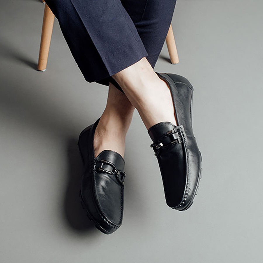 Giày Lười Nam LAFORCE Kiểu Dáng Bit Loafer GNLA678-2-D Tặng Tất UNIQLO Cao Cấp