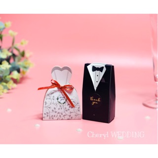 Set 50 Hộp quà cưới hình cô dâu chú rể (25 hộp chú rể + 25 hộp cô dâu)