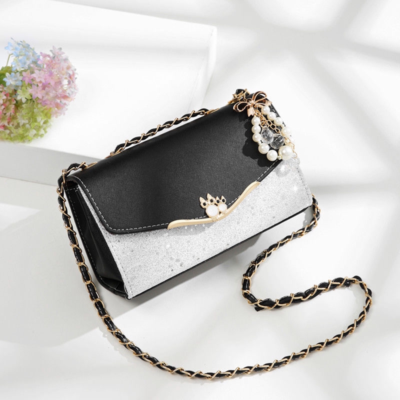 Túi Đeo Chéo Đính Kim Sa Lấp Lánh Thời Trang Cho Nữ | BigBuy360 - bigbuy360.vn