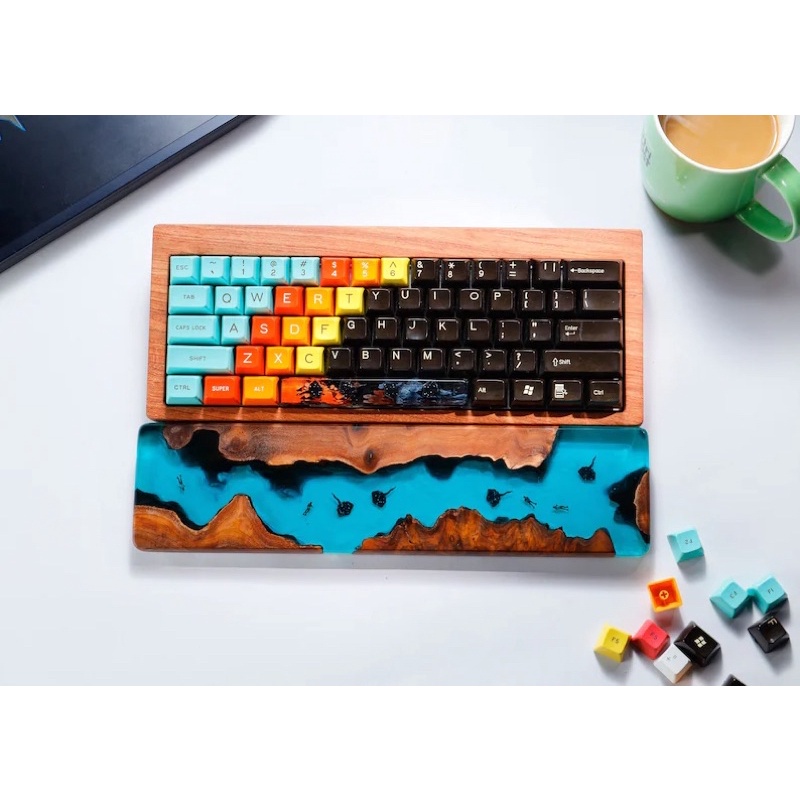 Kê tay bàn phím Đại Dương.Wrist Rest Resin