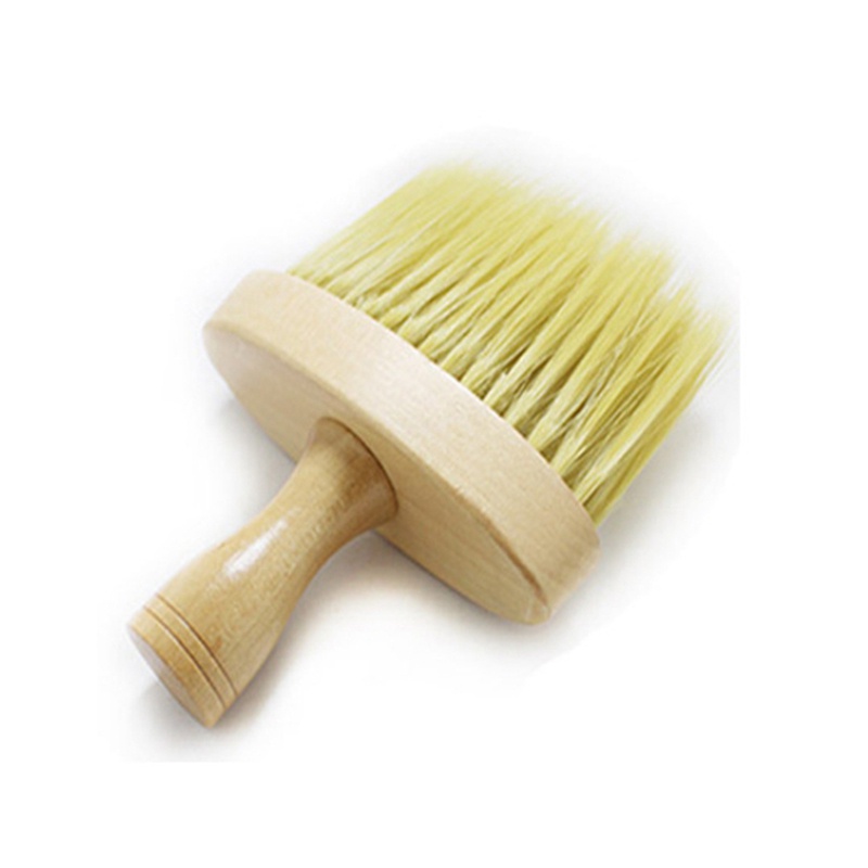 (Hàng Mới Về) Cọ Quét Tóc Phủi Tóc Trên Cổ Tay Cầm Bằng Gỗ Tiện Dụng