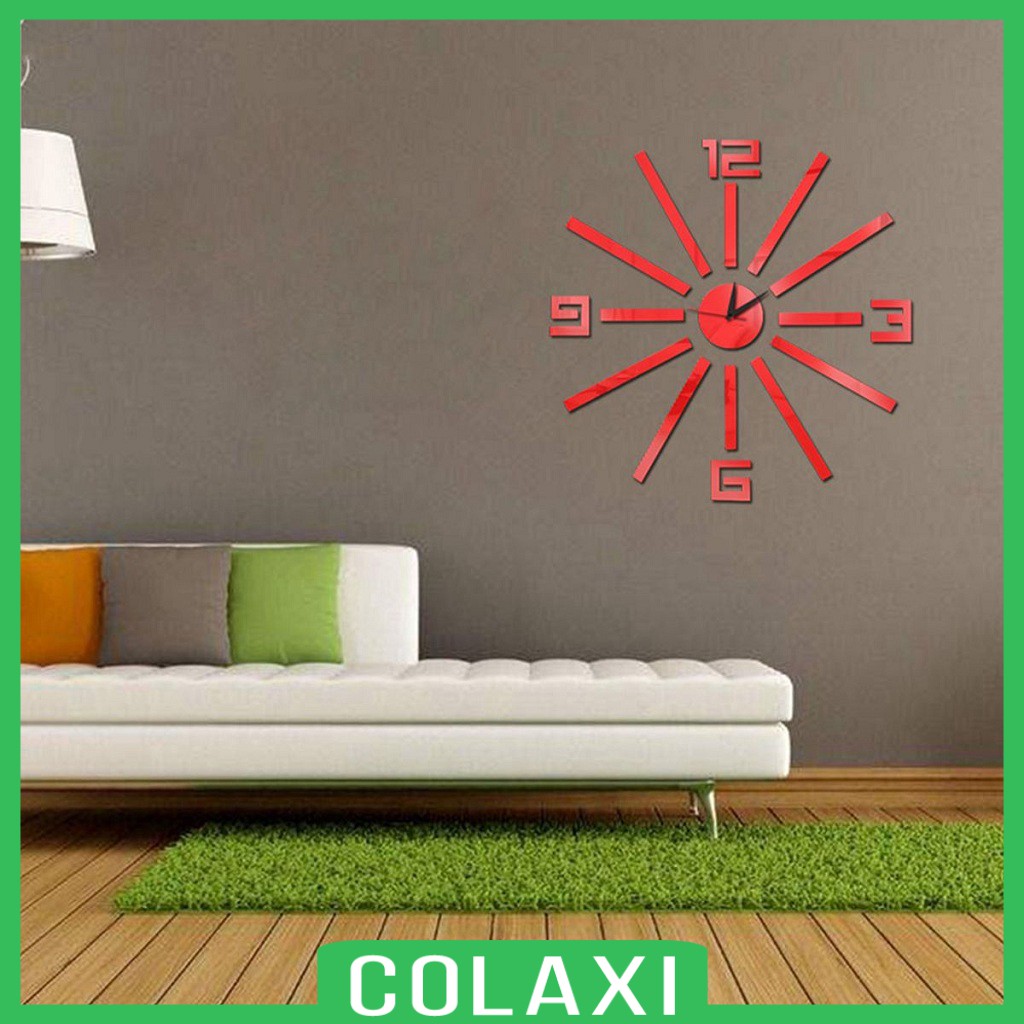 Đồng Hồ Dán Tường 3d Diy