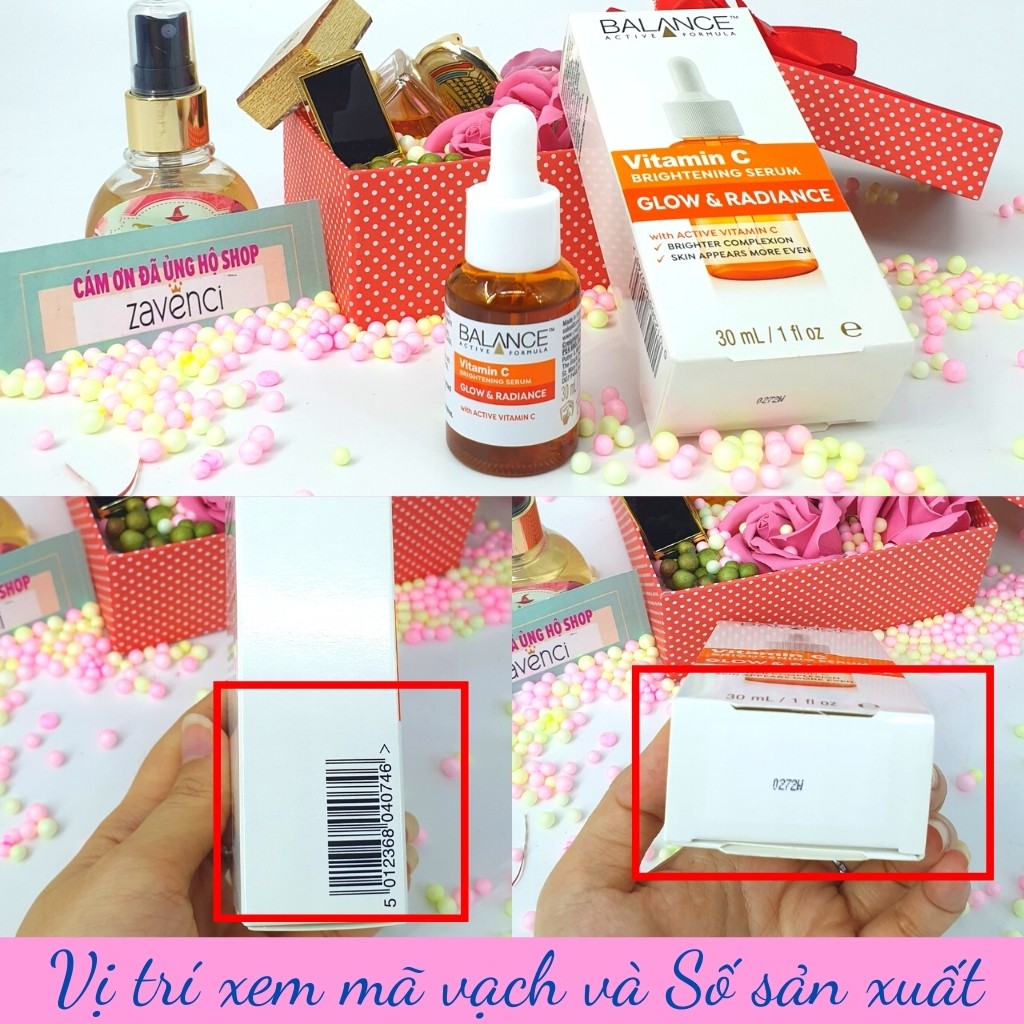Serum Balance Active Formula vitamin C tinh chất dưỡng trắng da mờ thâm 30ml - ZAVENCI Official | BigBuy360 - bigbuy360.vn