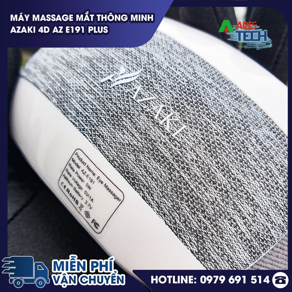 Máy Massage Mắt Thông Minh AZAKI 4D AZ E191 Plus