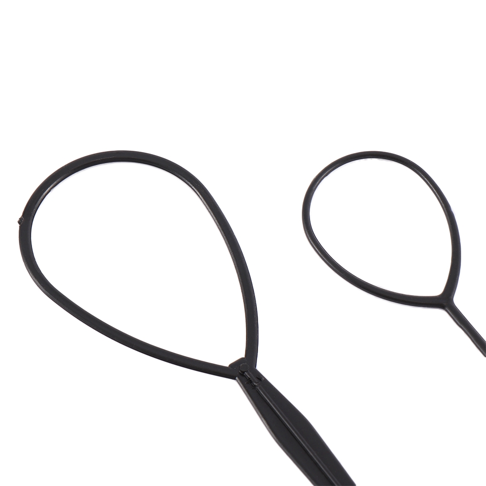 Set 4 dụng cụ màu đen tạo kiểu tóc đuôi ngựa tiện dụng cho nữ