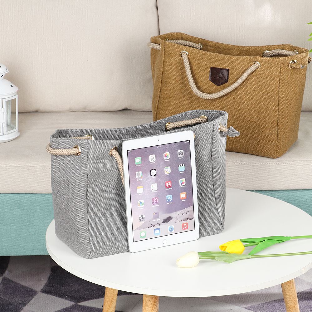 Túi Vải Canvas Đeo Chéo Có Thể Tái Sử Dụng Nhiều Màu Sắc