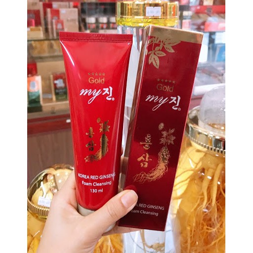 Sữa Rửa Mặt Hồng Sâm Đỏ My Gold Korea Red Ginseng Foam Cleansing