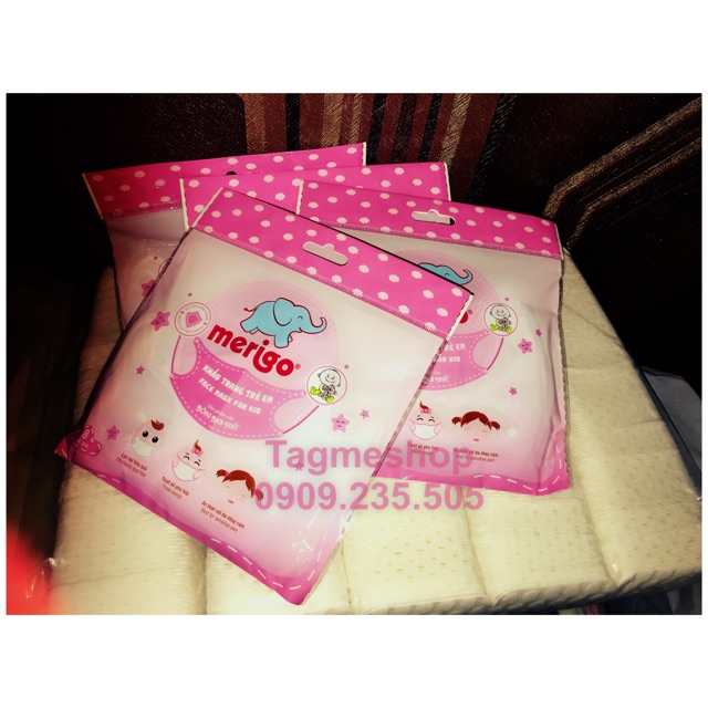 BÔNG BẠCH TUYẾT - Khẩu trang trẻ em Merigo - 8 cái/ gói | BigBuy360 - bigbuy360.vn