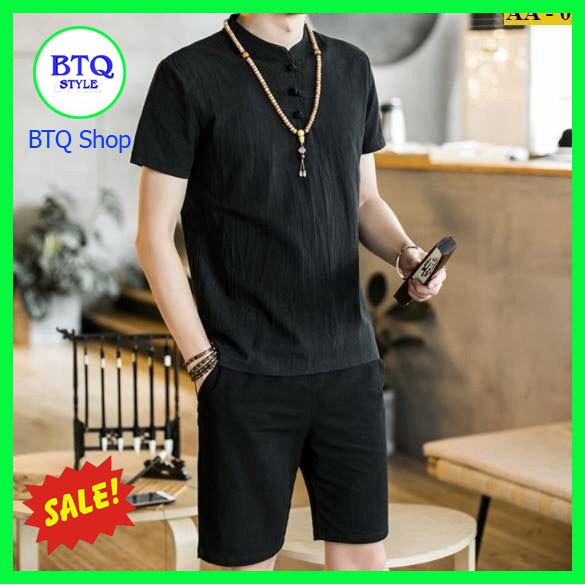 bộ nam , bộ chất đũi nam, bộ quần áo đũi nam , bộ mặc nhà | BigBuy360 - bigbuy360.vn