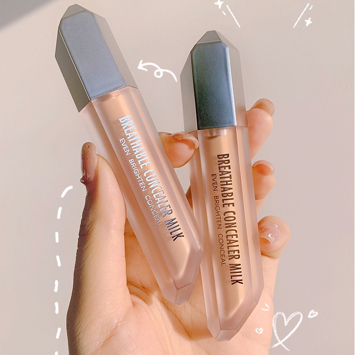 Kem che khuyết điểm lâu trôi Breathable Concealer Milk 5g