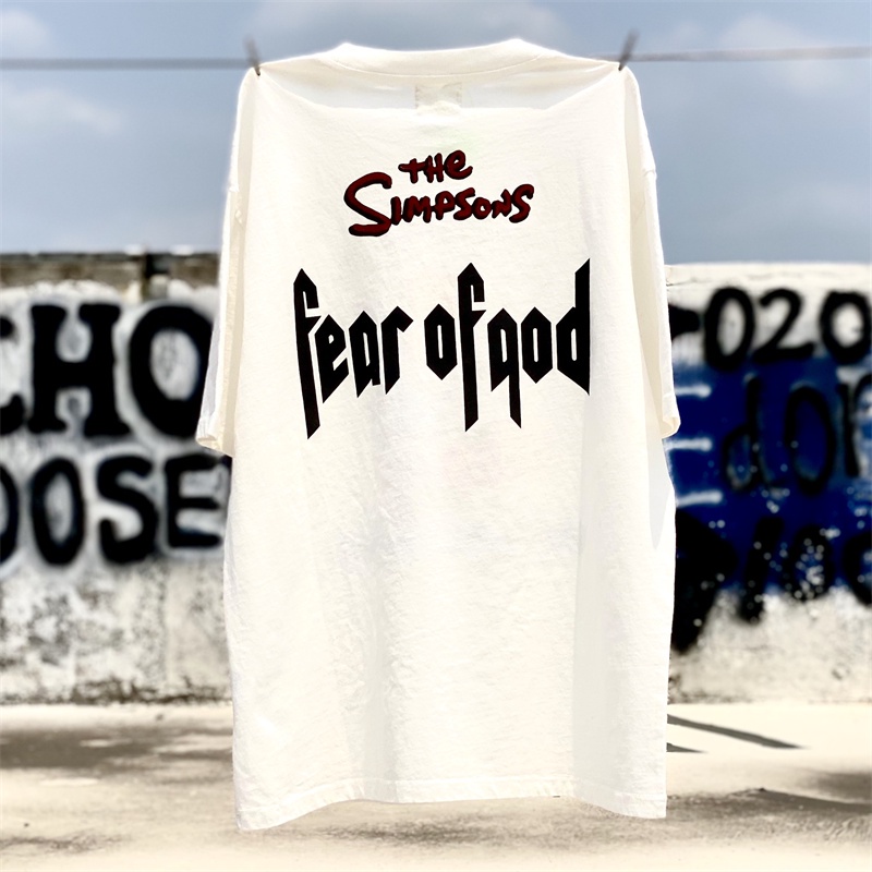 Fun-fashion- Áo Thun Tay Ngắn In Hình Simpson Trượt Ván 8Front- Giặt Được Đa Năng Thoải Mái Chất Lượng Cao