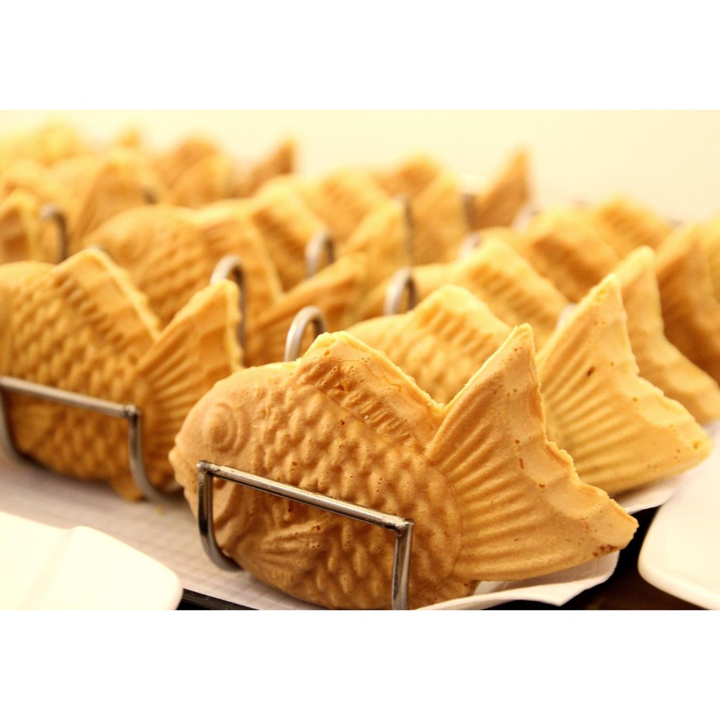 Máy làm bánh cá Taiyaki hay còn gọi bánh cá tráp biển