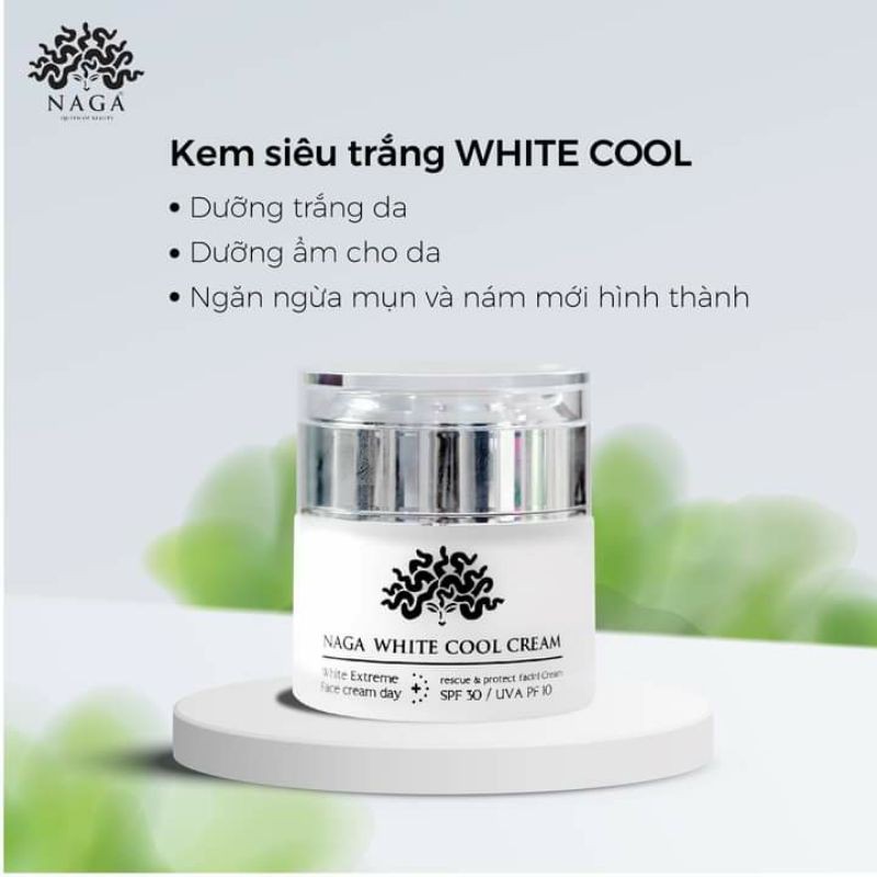KEM SIÊU TRẮNG WHITE COOL NAGA