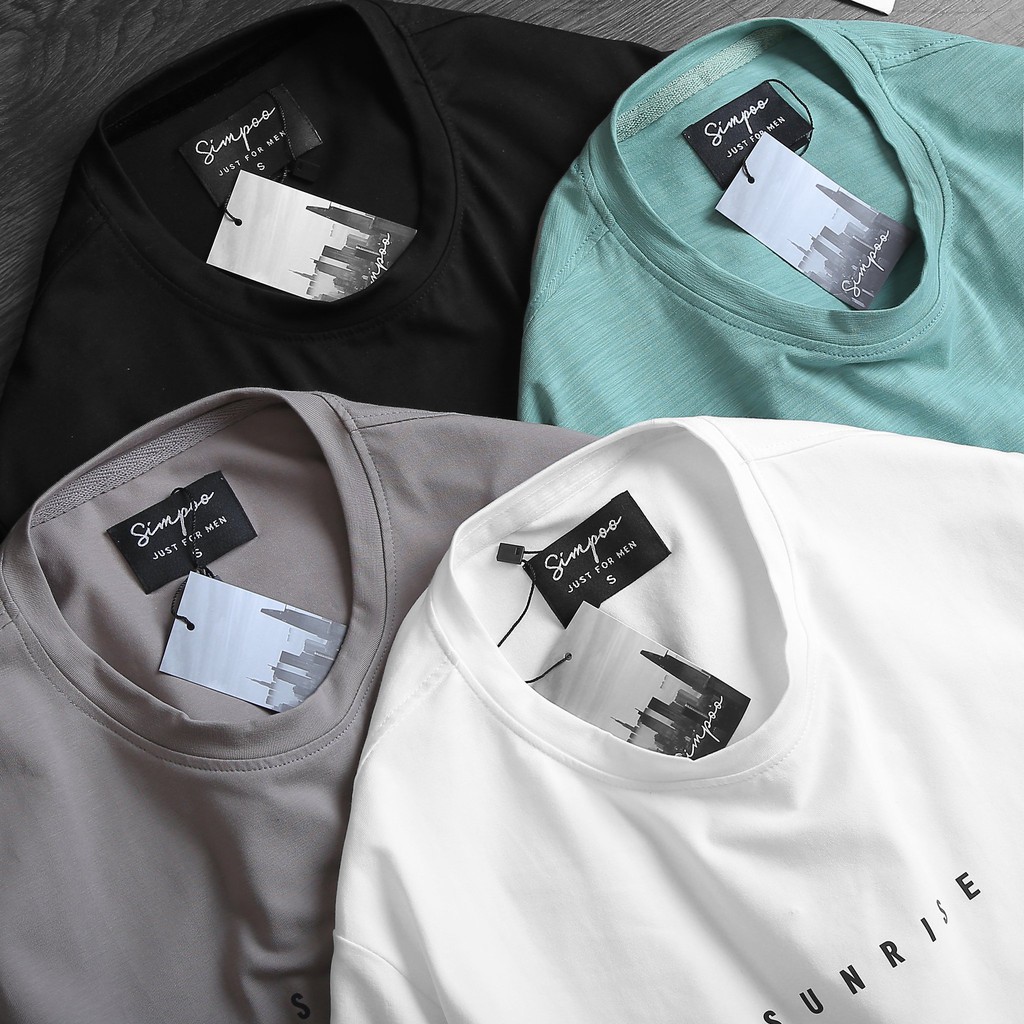 Áo thun Nam cổ tròn Sunrise- T015 | BigBuy360 - bigbuy360.vn