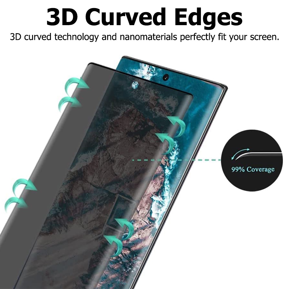 Dán Cường Lực 9H Toàn Màn Hình Chống Nhìn Trộm Cho Galaxy S22 Ultra S22 Ultra
