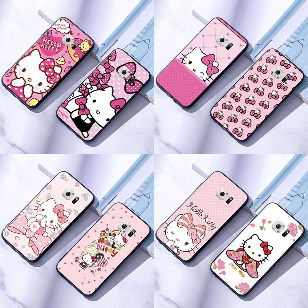 Ốp Điện Thoại Mềm Samsung Galaxy S6 / S6 Edge / S6 Edge Plus + Hello Kitty