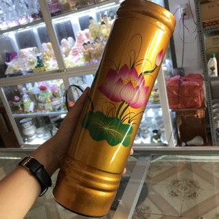 Ống đựng hương ( nhang ) gỗ