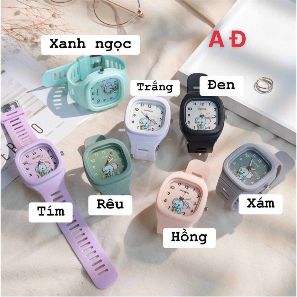 Đồng hồ  điện tử thể thao dạ quang trẻ em chống nước cho bé gái và trai