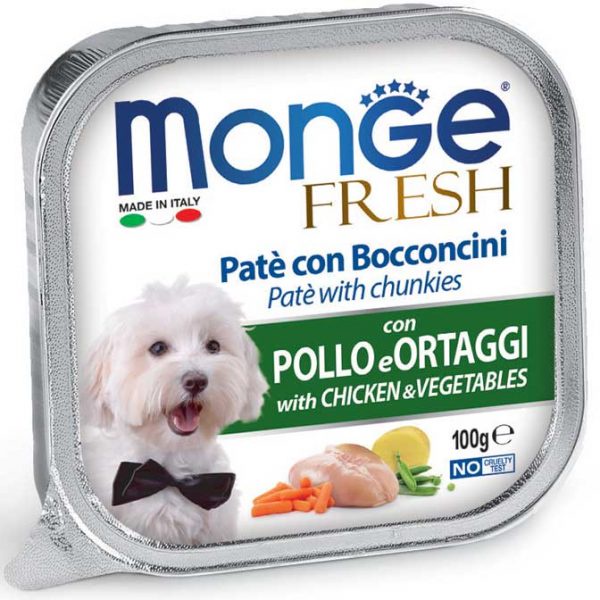 Pate Monge Cho CHÓ Nhiều Vị Thơm Ngon 100g Italy