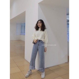 Quần jeans Xắn Gấu to