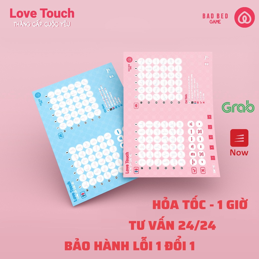Bảng game Bad Bed trò chơi drinking game nâng tầm cảm xúc cho các cặp đổi yêu nhau - LOVE TOUCH