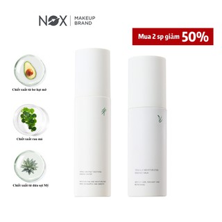 Bộ dưỡng ẩm toner kem dưỡng làm sáng da thuần chay NOX 120ML / 100ML