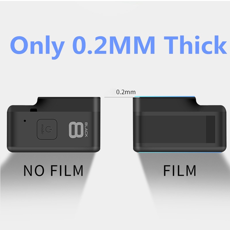 Kính cường lực bảo vệ màn hình camera cho Gopro hero 8"