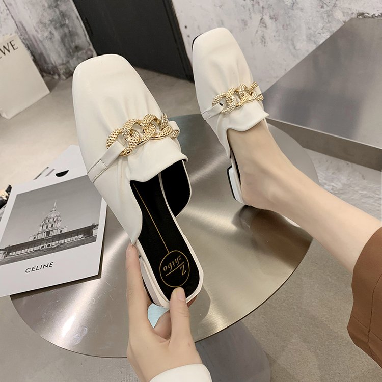 Dép Nữ Mũi Vuông Thời Trang