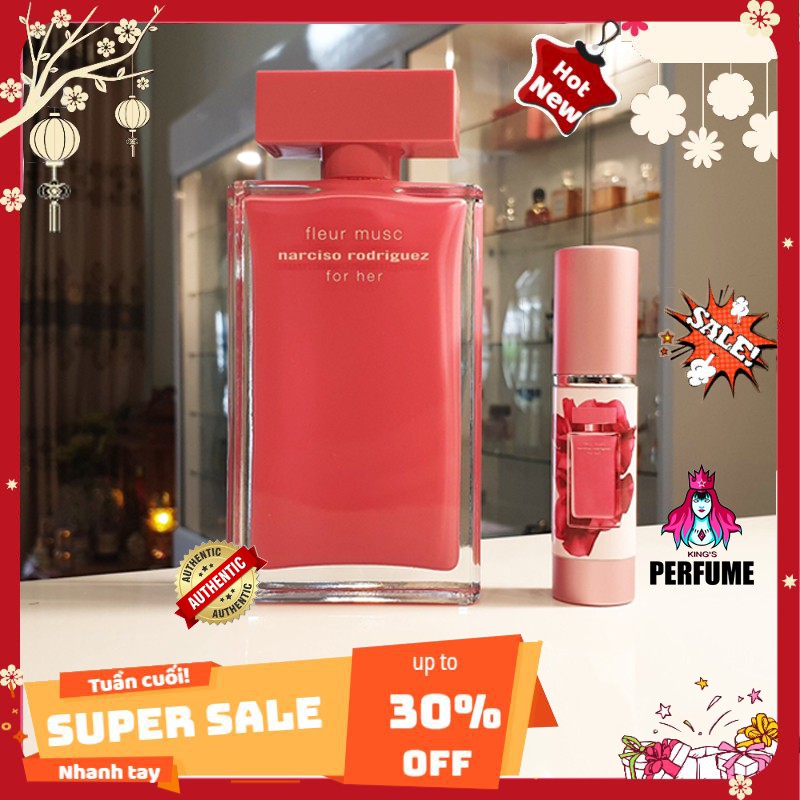 [Chính Hãng] Nước Hoa Nữ  𝙉𝙖𝙧𝙨𝙞𝙘𝙤 𝐑𝐨𝐝𝐫𝐢𝐠𝐮𝐞𝐳 𝐟𝐨𝐫 𝐇𝐞𝐫 𝐄𝐃𝐓/ 𝐅𝐥𝐞𝐮𝐫 𝐌𝐮𝐬𝐜 𝐅𝐨𝐫 𝐇𝐞𝐫 | BigBuy360 - bigbuy360.vn