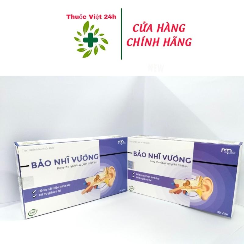 Bảo Nhĩ Vương - Hỗ Trợ Khai Khiếu, Nghe Kém, Ù Tai - 30 Viên - ThuocViet24h